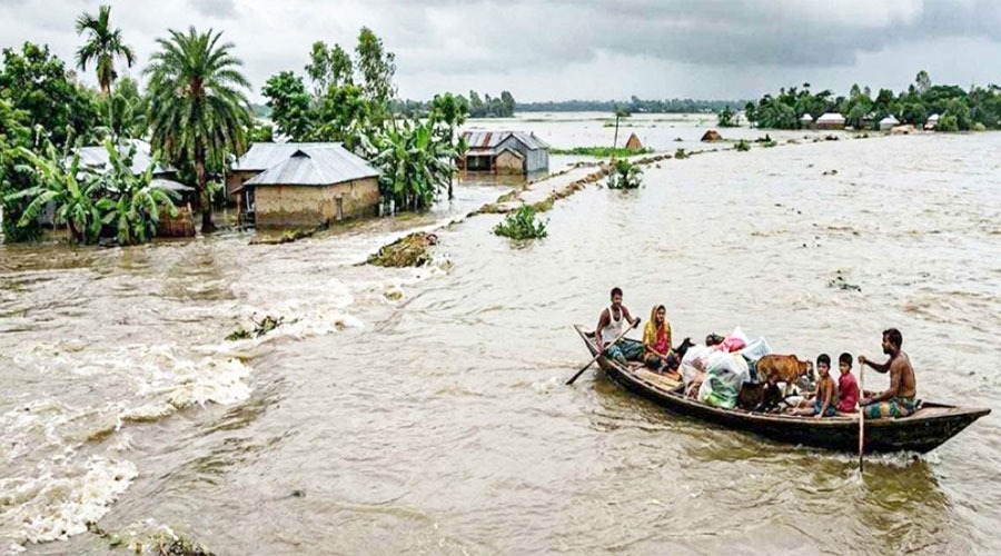 ৫ নদীর পানি বিপৎসীমার  ওপরে বন্যা পরিস্থিতির আশঙ্কা